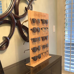 Bamboo Wooden Sunglasses Holder Organizer - Wildwood Eyewear | Sunglasses Canada