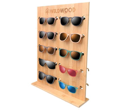 Bamboo Wooden Sunglasses Holder Organizer - Wildwood Eyewear | Sunglasses Canada