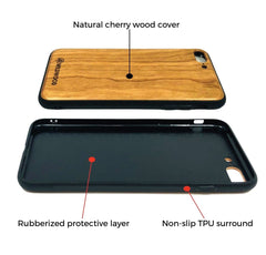 Slimline Solid Wood Phone Case for iPhone 7 Plus/8 Plus - Wildwood Eyewear | Sunglasses Canada