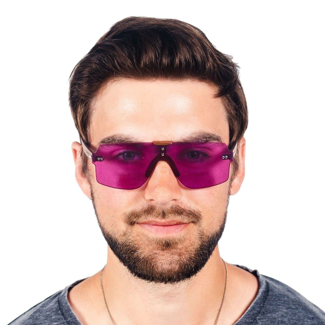 The Gambler Sunglasses by Wildwood Eyewear (Light Blue Lenses)